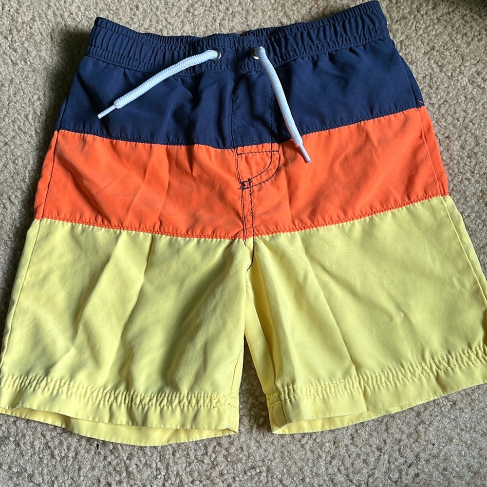 4t boys Oshkosh multicolored swim trunks